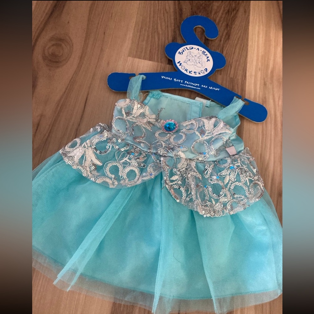 Build A Bear Dress Princess Blue
Gem Clothes Outfit Plush Toy
Accessories BABW